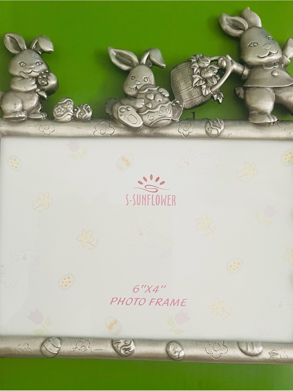 Photo Frame - Silver Bunny Spring Easter - Picture 3 of 4